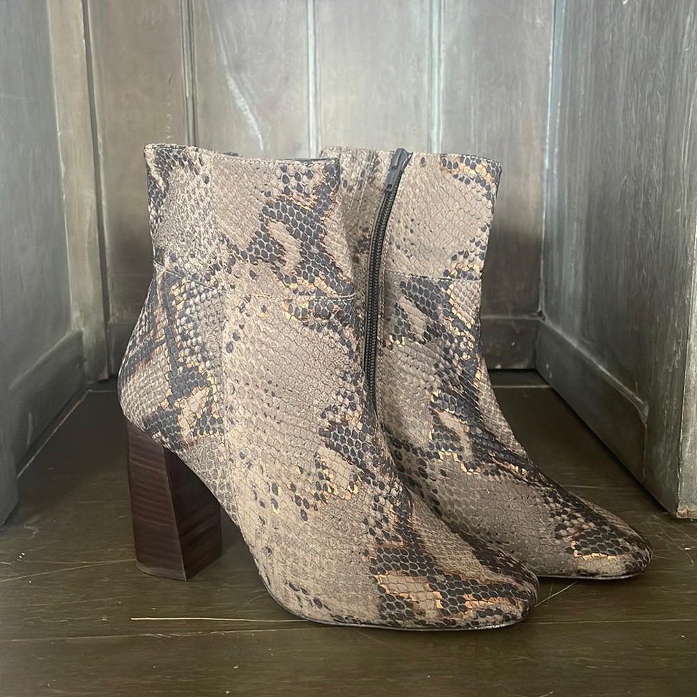 Free People Snakeskin Boots